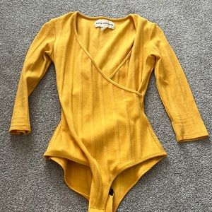 Gold bodysuit